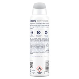 Desodorante Antitranspirante Aerosol Rexona Feminino Sem Perfume 150ml