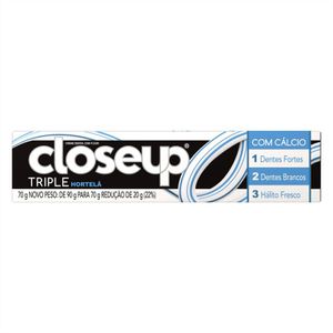 Creme Dental Closeup Triple Hortelã 70 GR