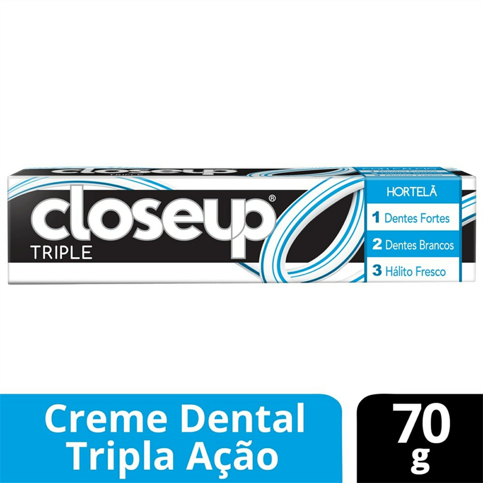 Creme Dental Closeup Triple Hortelã 70 GR