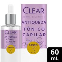 Tônico Capilar Clear Women Derma Solutions Antiqueda 60ml
