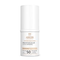 Protetor Solar Facial Stick Adcos Mineral FPS50 Translúcido 17g