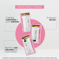 Kit Stephen Knoll Color e Control 2 Sachês Shampoo 10ml + 2 Sachês Condicionador 10ml + 1 Sachê Máscara 15g