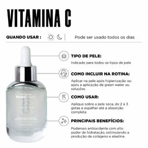 Solução Natural Simple Organic Vitamina C 30ml