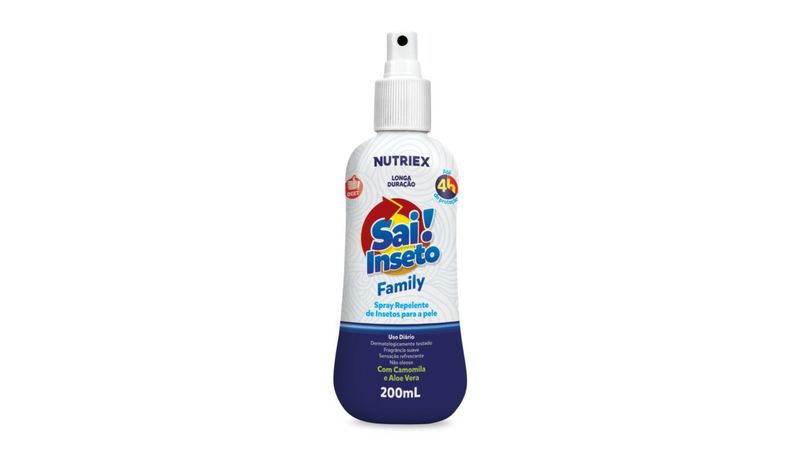 Repelente Spray de Insetos Nutriex Sai! Inseto Family 4h 200ml