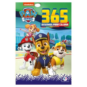Livro Infantil Patrulha Canina - 365 Desenhos Para Colorir