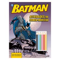 Livro De Atividades Batman - Atividades Do Homem-Morcego Com Lápis de Cor