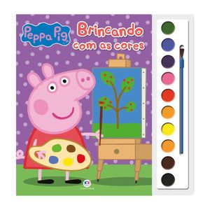 Livro Infantil Aquarela Peppa Pig - Brincando com as Cores