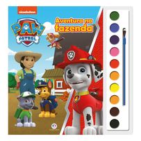 Livro Infantil Aquarela Patrulha Canina - Aventura na Fazenda