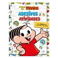 Livro Infantil Turma Da Mônica - Atividades e Adesivos