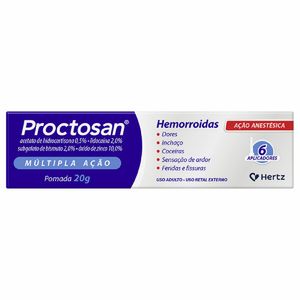 Proctosan 20g Pomada C/ 6 Aplicadores