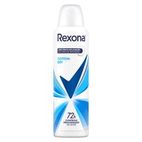 Desodorante Antitranspirante Aerosol Rexona Feminino Cotton Dry 150ml