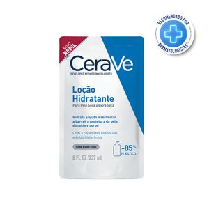 Loção Hidratante Cerave Pele Seca a Extra Seca Sem Perfume Refil 237ml