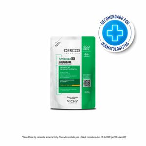 Shampoo Vichy Dercos Anticaspa DS Intensivo Cabelos Secos Refil 200g