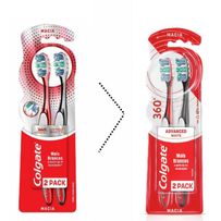 Escova Dental Colgate 360º Advanced White 2 Unidades
