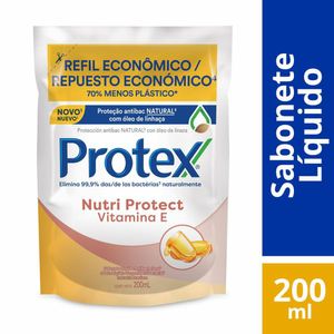 Sabonete Líquido Corporal Protex Vitamina E Refil 200ml
