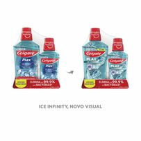 Enxaguante Bucal Colgate Plax Ice Infinity 500ml + Enxaguante Bucal Colgate Plax Ice Infinity 250ml
