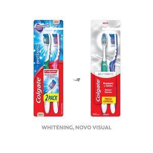 Escova Dental Colgate Whitening 2 Unidades