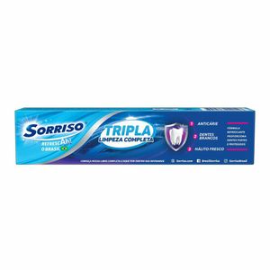 Creme Dental Sorriso Tripla Limpeza Completa 70g