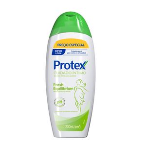 Sabonete Líquido Corporal Protex Cuidado Íntimo Fresh Equilibrium 200ml