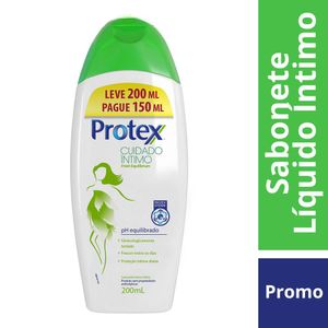 Sabonete Líquido Corporal Protex Cuidado Íntimo Fresh Equilibrium 200ml