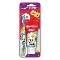 Escova Dental Colgate Smiles 1 unidade + Creme Dental Minions 100ml 1 unidade