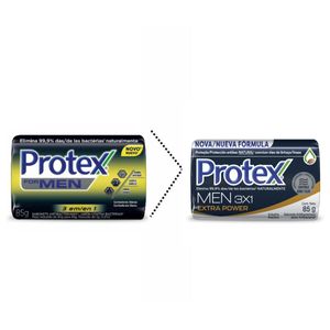 Sabonete em Barra Protex Men 3 em 1 85g