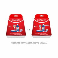 Kit De Higiene Bucal Para Viagem Colgate 1 Creme Dental 30g +  Exaguante Bucal 60ml + 1 Escova Dental