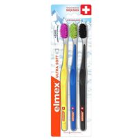 Escova Dental Elmex Ultra Soft 3 Unidades
