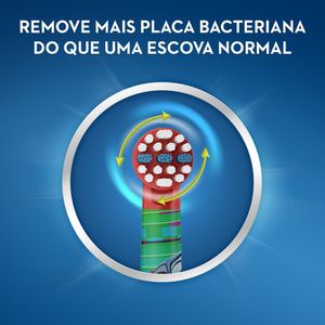 Escova Dental Elétrica Oral-B Disney Pixar Cars + 2 Pilhas AA