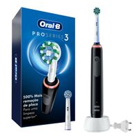 Escova Elétrica Recarregável Oral-B Pro Series 3 Sensi Ultrafino + 2 Refis + 1 Carregador