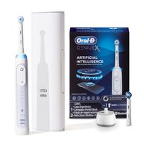 Escova Eléctrica Recarregável Oral-B Genius X + 2 Refis Sensi Ultrafino e Crossaction
