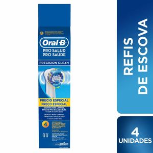 Refil Para Escova Elétrica Oral-B Precision Clean 4 Unidades
