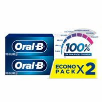 Creme Dental Oral-B 100% 2 Unidades de 140g Cada