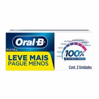 Creme Dental Oral-B 100% 2 Unidades de 140g Cada