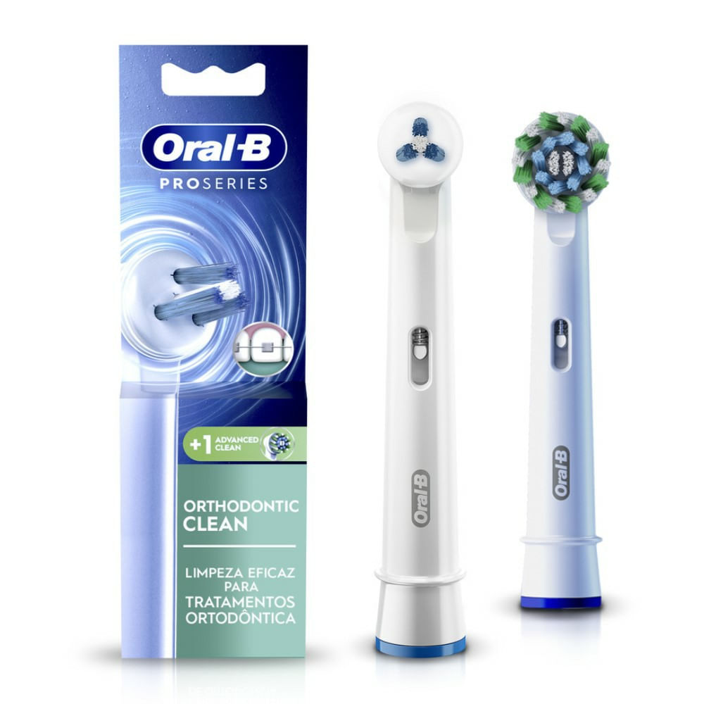 Refil Para Escova Elétrica Oral-B Pro Series Orthodontic Clean 2 Unidades