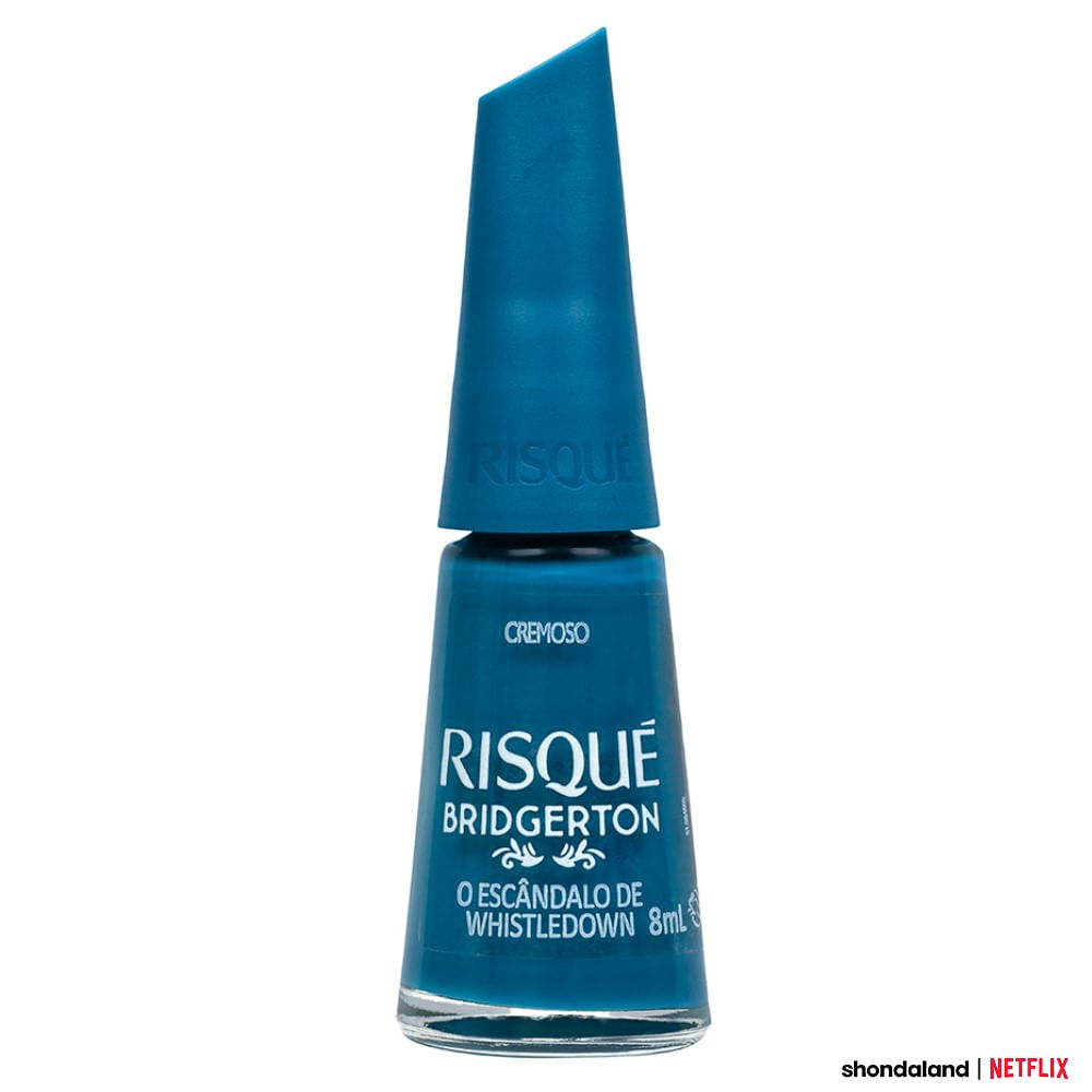 Esmalte Cremoso Risqué Bridgerton o Escândalo de Whistledown 8ml