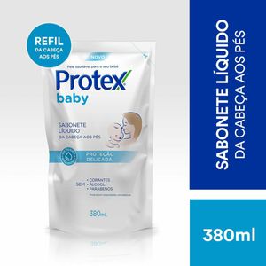 Sabonete Liquido Protex Baby Proteção Delicada 380ml Refil