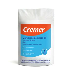 Compressas De Gaze Hodrófila Iris Cremer 500 Unidades