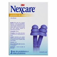 Protetor De Ouvido De Silicone Nexcare 1 Par