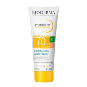 Protetor Solar Facial Bioderma Photoderm Antioleosidade FPS70 Claro 40g