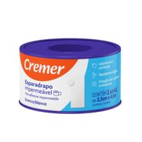 Esparadrapo Impermeável Cremer Branco 2,5cm x 4,5m 1 Unidade
