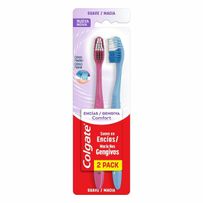 Escova Dental Colgate Gengiva Comfort 2 Unidades
