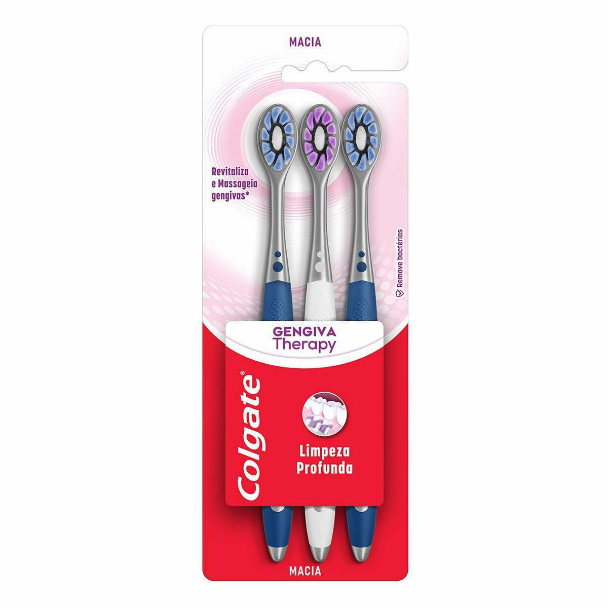 Escova Dental Colgate Gengiva Therapy 3 Unidades