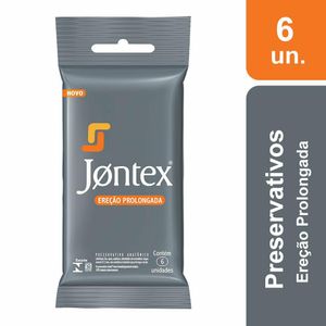 Preservativo Jontex Ereção Prolongada 6 Unidades