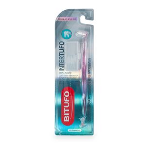 Escova Dental Bitufo Intertufo Cônica 3 a 6,2mm 1 Unidade + 6 Refis Interdentais