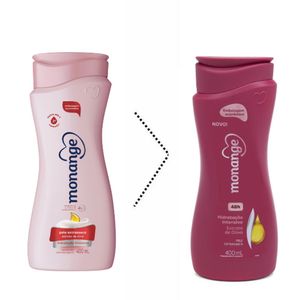 Hidratante Desodorante Corporal Monange Hidratação Intensiva Pele Extra Seca 400ml