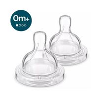Bico de Mamadeira Avent Philips Anti-Colic N.01 +0 Meses SCY761/02 - 2 Unidades