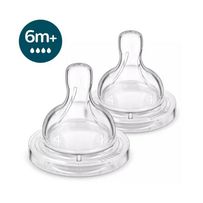 Bico de Mamadeira Avent Philips Anti-Colic N.04 +6 Meses SCY764/02 - 2 Unidades
