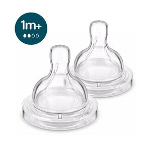 Bico de Mamadeira Avent Philips Anti-Colic N.02 +1 Mês SCY762/02 - 2 Unidades