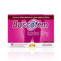 Analgésico Buscofem 400mg 10 cápsulas Liqui-gels